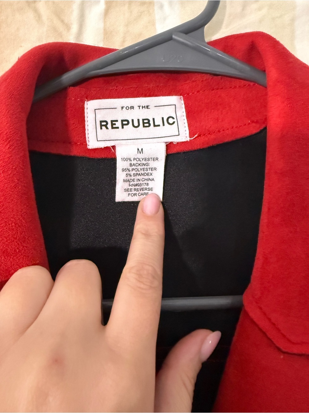 For The Republic Red Kids Pea Coat